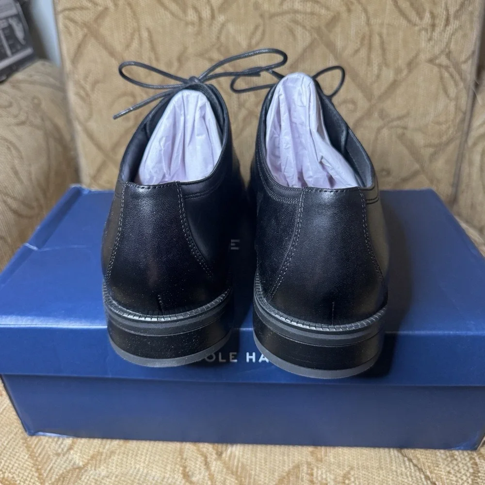 Cole Haan Mens Modern Classics Plain Toe Oxfords Black - Size 13- C38446‎ BLACK